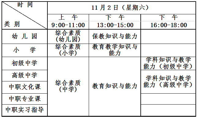 青海省2019年下半年中小学教师资格考试笔试公告