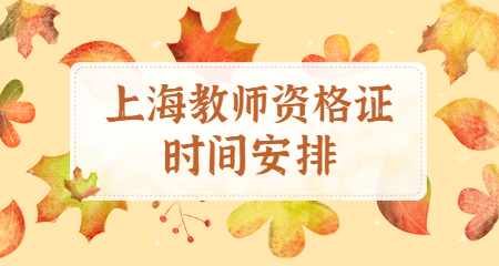 上海小学教师资格证 上海教师资格证