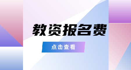 教资报名费