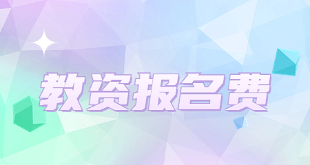 教资报名费