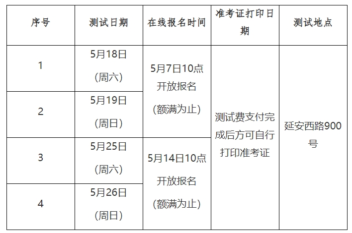 上海普通话考试